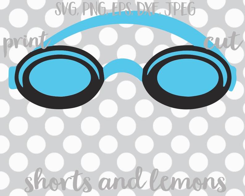794x635 Goggles Swim Goggles Shorts And Lemons Nouns Vector Etsy