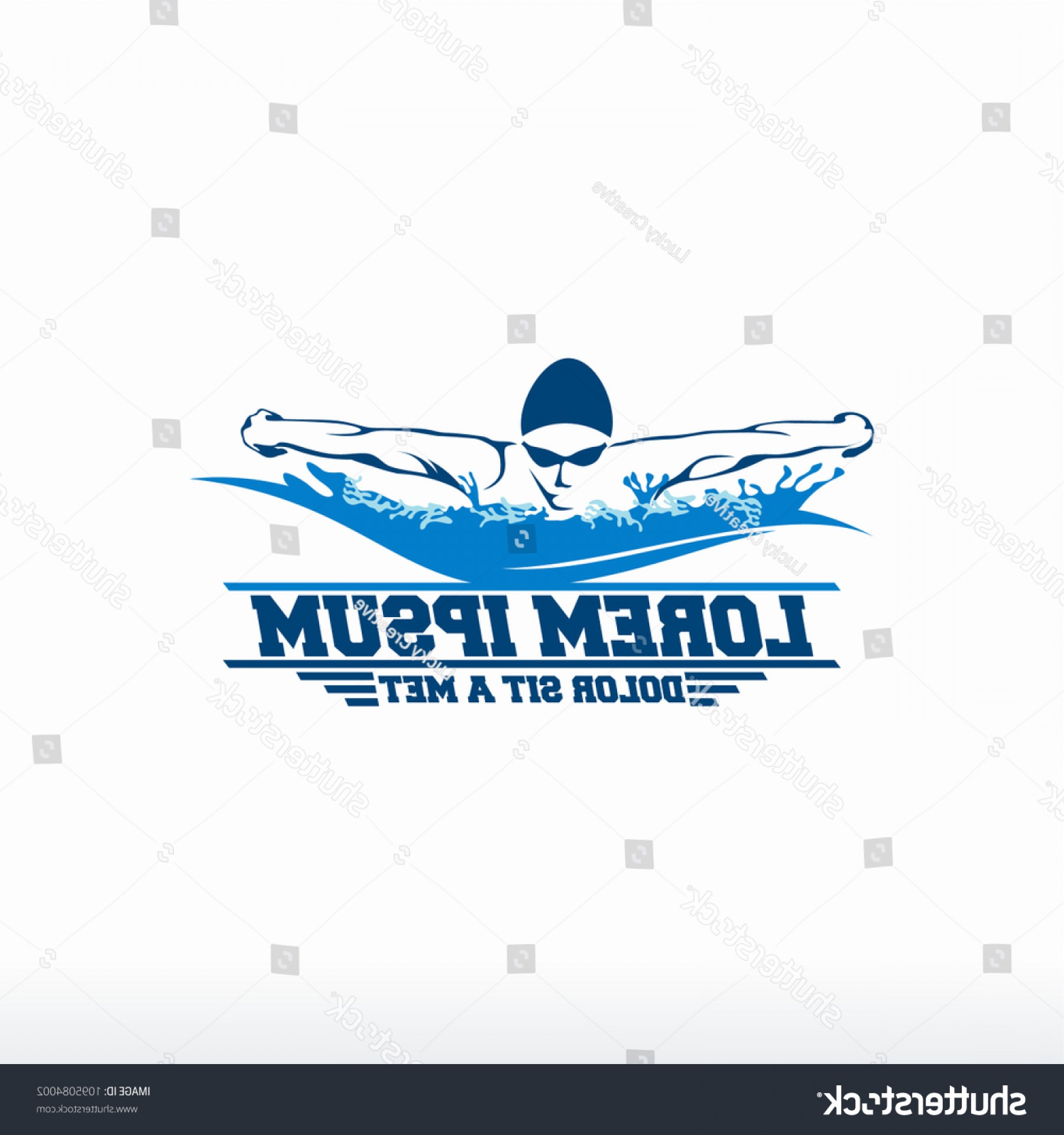 1800x1920 Swimming Logo Designs Vector Creative Swimmer Createmepink