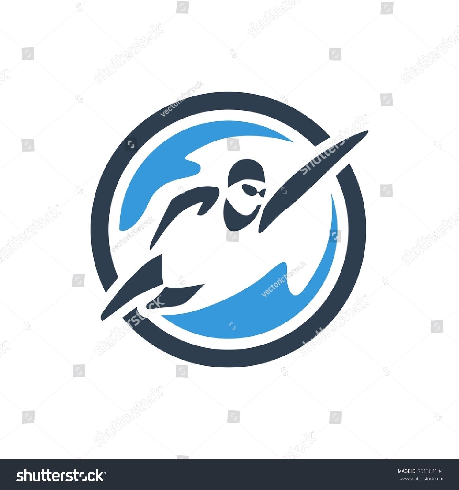 1500x1600 Water Sports Swimming Logo Editable Vector Swim Swim Logo