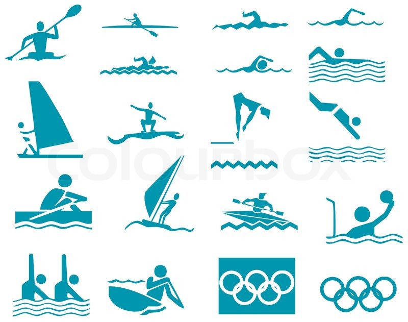 800x631 Swimming Sport Vector Illustration Stock Vector Colourbox
