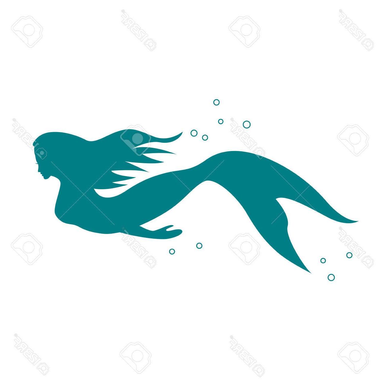 1300x1300 Best Mermaid Tails For Swimming Vector Drawing Free Vector Art
