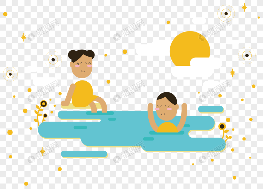 Summer Swimming Vector For Children Png Image Picture Free 860x618 Summer Swimming Vector For Children Png Image Picture Free