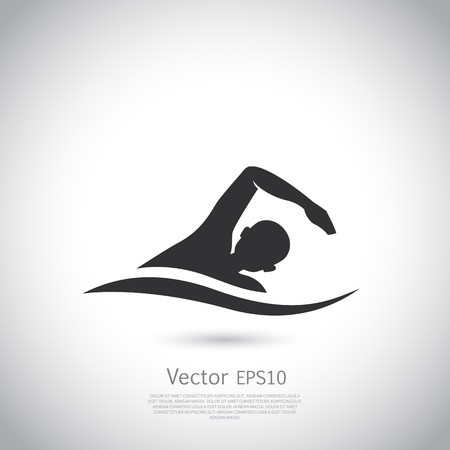 Swimming Vector Represents Active People Sport Activity Sign 450x450 Swimming Vector Represents Active People Sport Activity Sign
