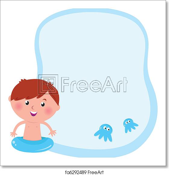 Free Art Print Of Blank Template Banner For Kids Swimming 561x581 Free Art Print Of Blank Template Banner For Kids Swimming