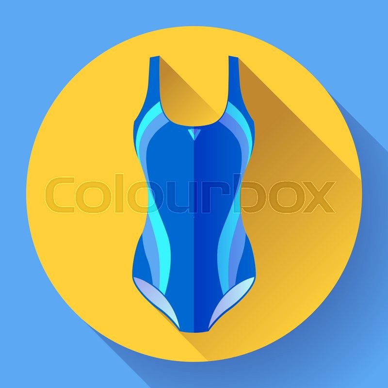 800x800 Fashionable Women One Piece Sport Stock Vector Colourbox
