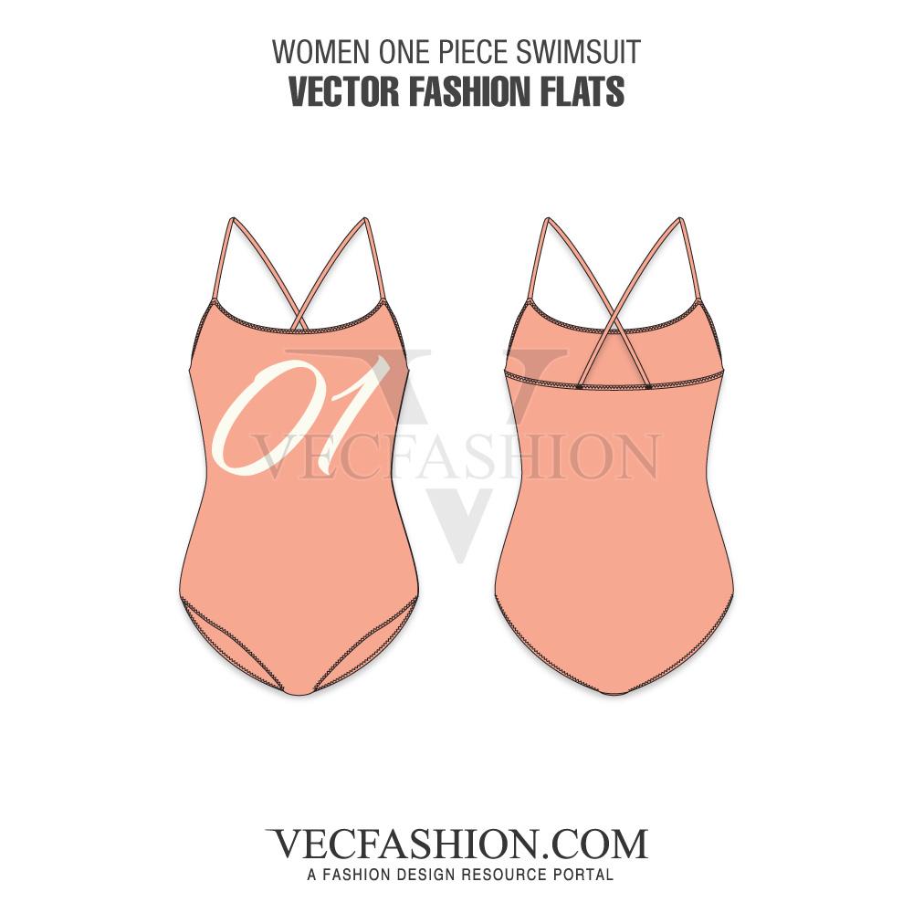 1000x1000 One Piece Beach Swimsuit