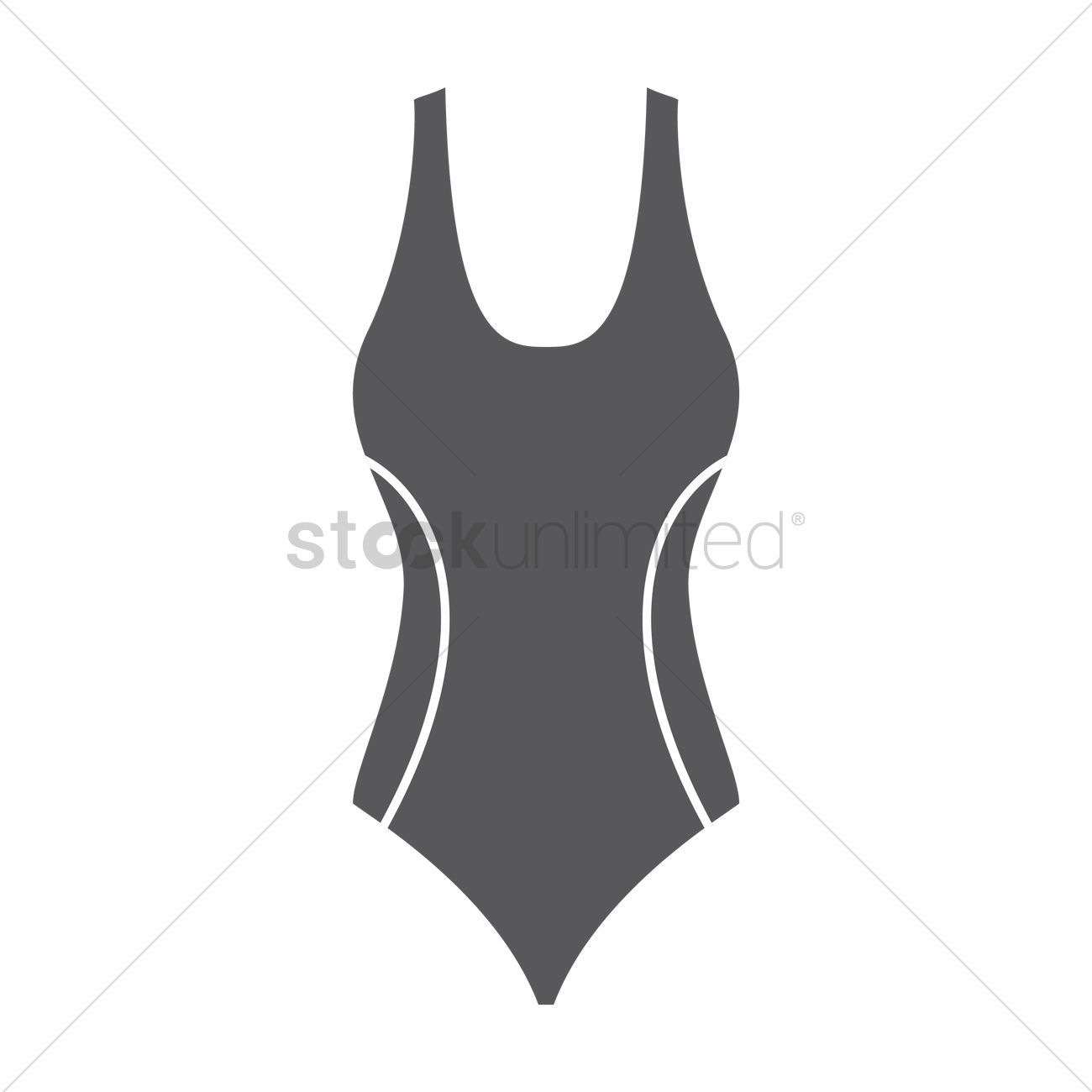 1300x1300 Swimsuit Vector Image