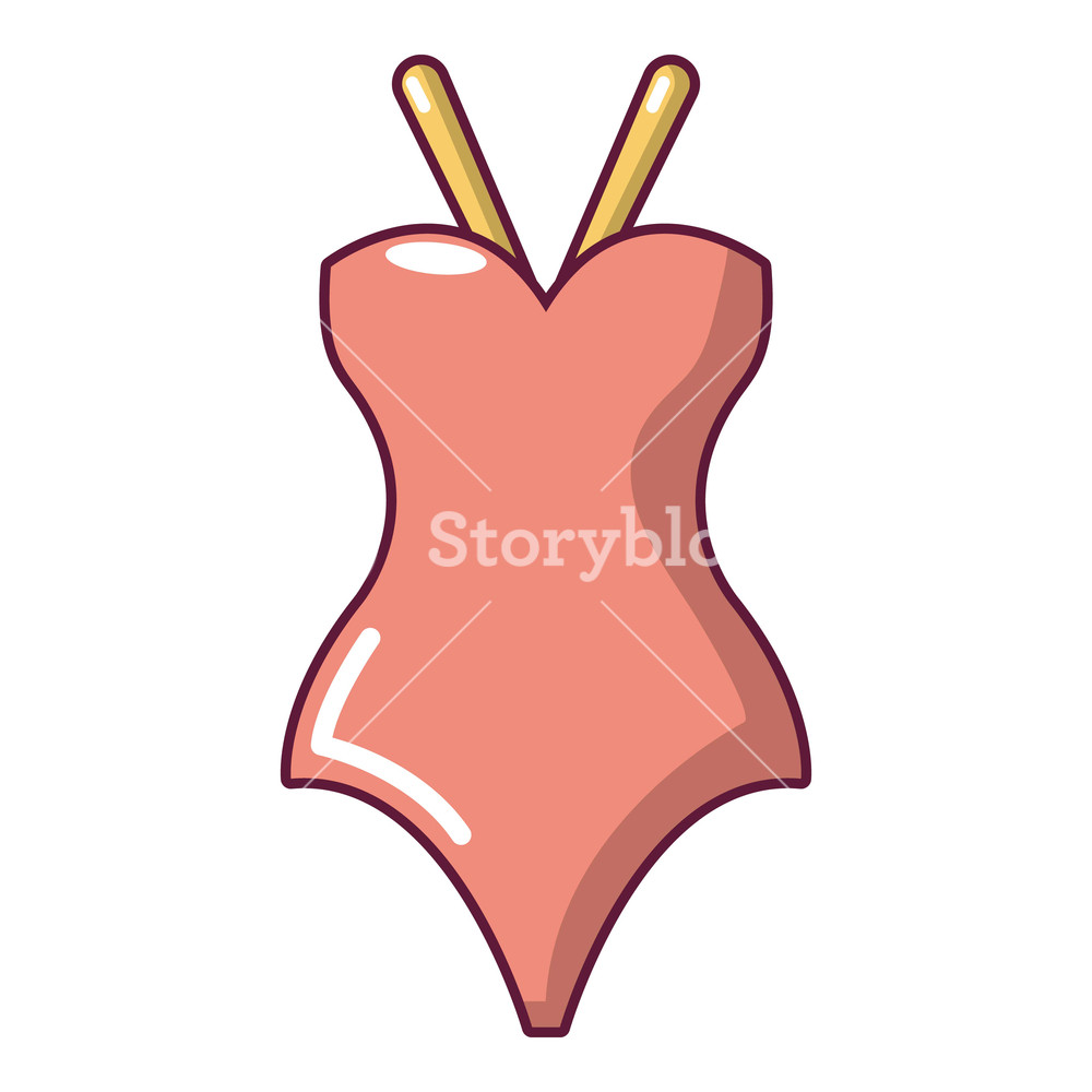 1000x1000 Swimsuit Icon Cartoon Illustration Of Swimsuit Vector Icon