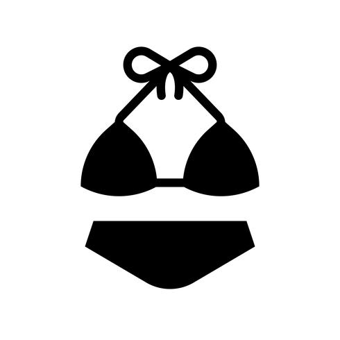 490x490 Swimsuit Vector, Tropical Related Solid Style Icon