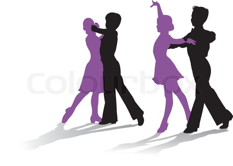 Detailed Silhouettes Of Young Ballroom Stock Vector Colourbox 800x571 Detailed Silhouettes Of Young Ballroom Stock Vector Colourbox