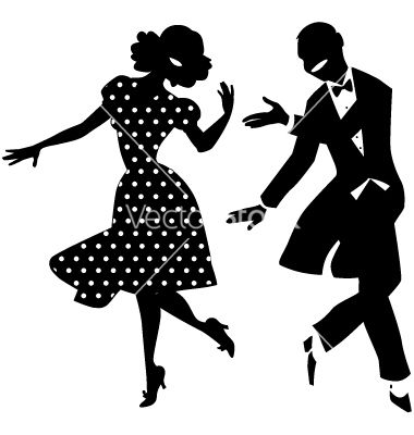 Swing Dance Vector Images 380x400 Swing Dance Vector Images