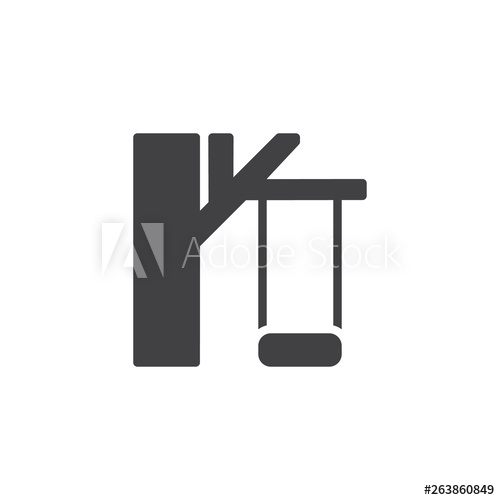 Tree With A Swing Vector Icon Filled Flat Sign For Mobile Concept 500x500 Tree With A Swing Vector Icon Filled Flat Sign For Mobile Concept