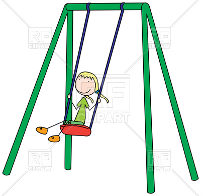 Cartoon Illustration Of Girl On A Swing Vector Image Of People 400x389 Cartoon Illustration Of Girl On A Swing Vector Image Of People