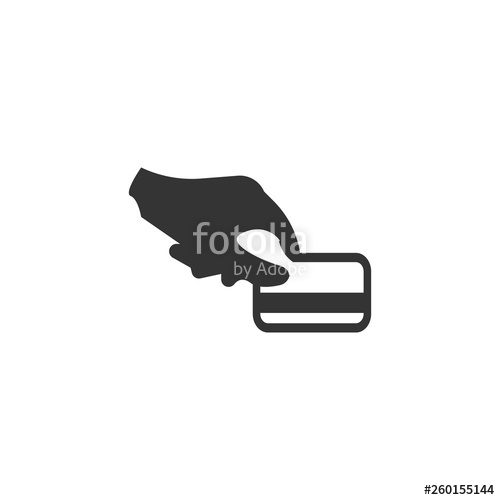 500x500 Card Swipe Vector Icon Stock Image And Royalty Free Vector