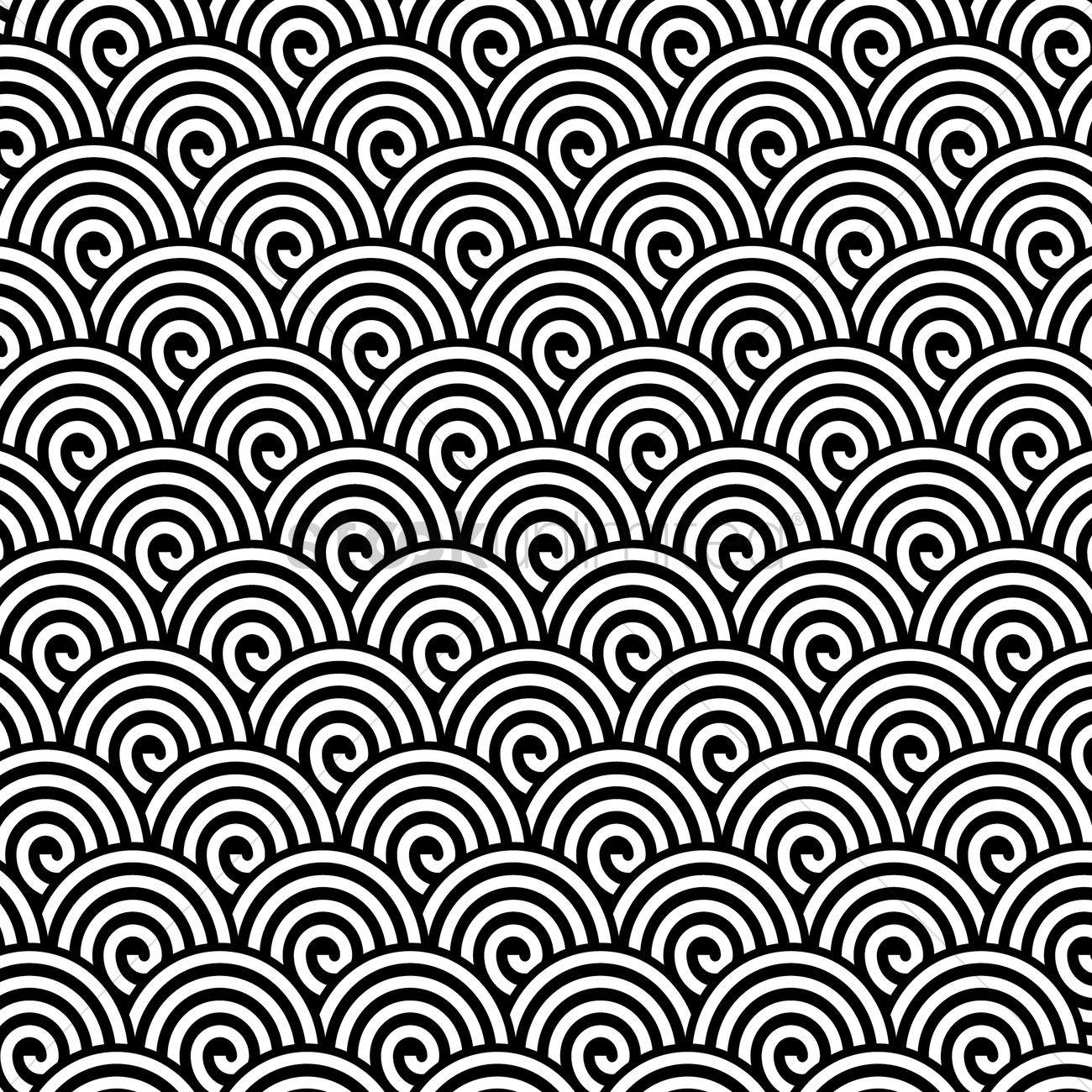 1300x1300 Swirl Background Vector Image