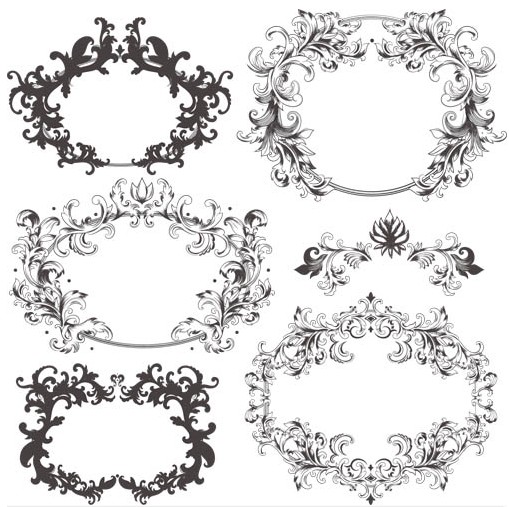 Swirl Ornament Frames Illustration Vector Free Download 509x507 Swirl Ornament Frames Illustration Vector Free Download