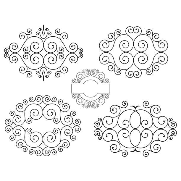 Download Swirl Frame Vector at Vectorified.com | Collection of ...
