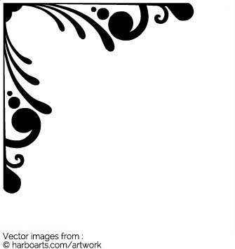 Download Corner Swirls Frame 335x355 Download Corner Swirls Frame