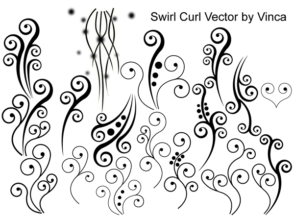 600x447 Free Download Of Swirl Curly Vector Vector Graphic