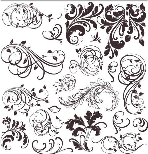 501x519 Swirl Floral Graphic Vector Graphics Free Download
