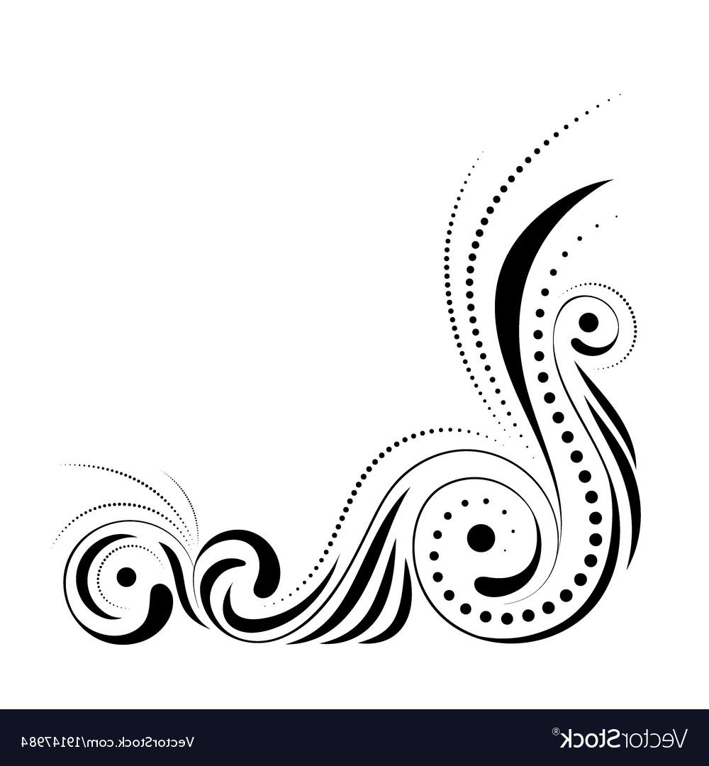 1000x1080 Unique Black And White Swirl Graphics Vector Free Free