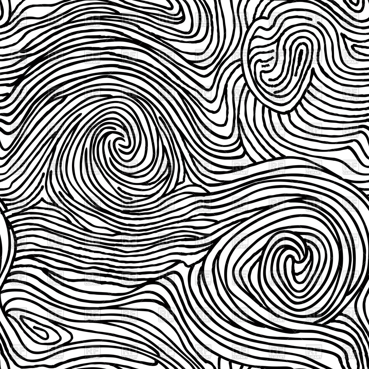 Abstract Swirl Line Doodle Seamless Pattern Vector Image 1200x1200 Abstract Swirl Line Doodle Seamless Pattern Vector Image