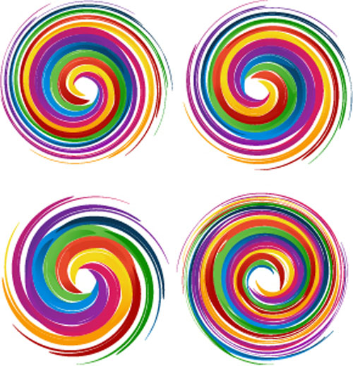 500x519 Colored Swirl Logos Vector Free Download