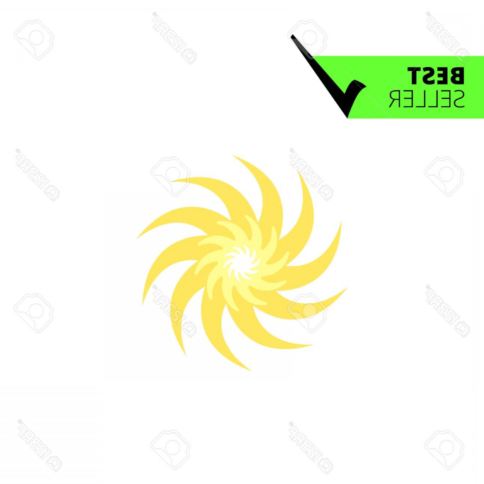 1560x1560 Swirl Plant Icon Vector Hoodamathrun