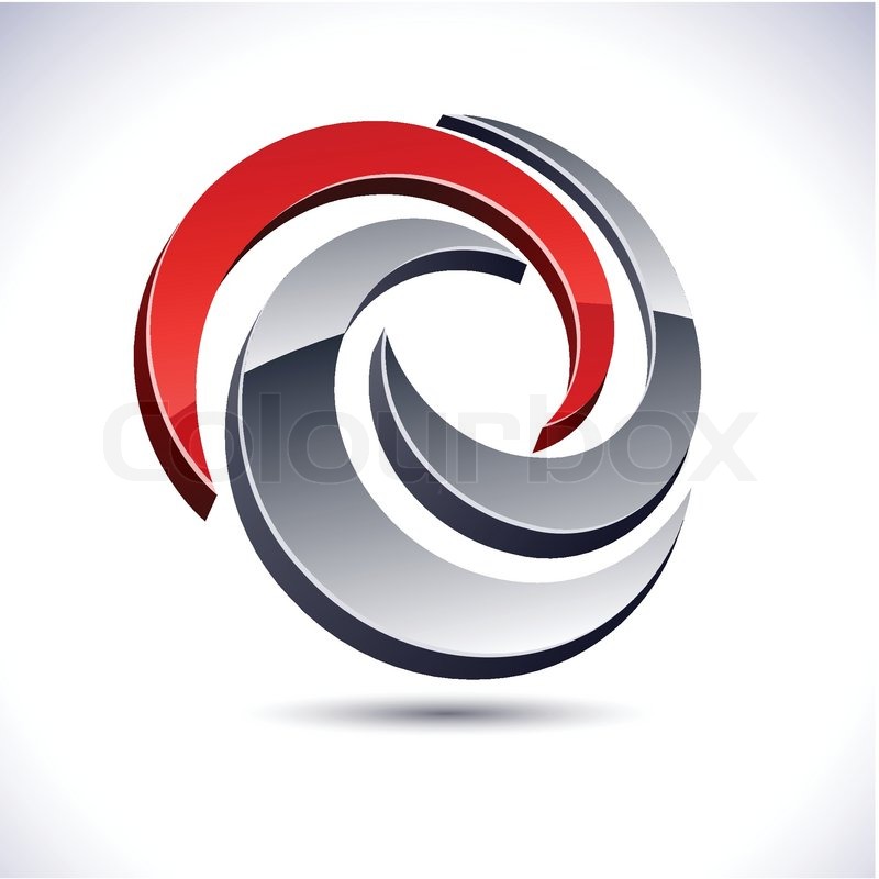 800x800 Abstract Modern Swirl Logo Vector Stock Vector Colourbox