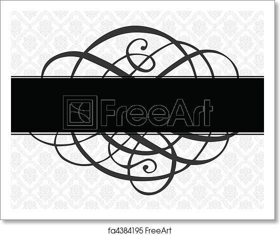 560x470 Free Art Print Of Vector Swirl Ornament And Pattern Vector Frame