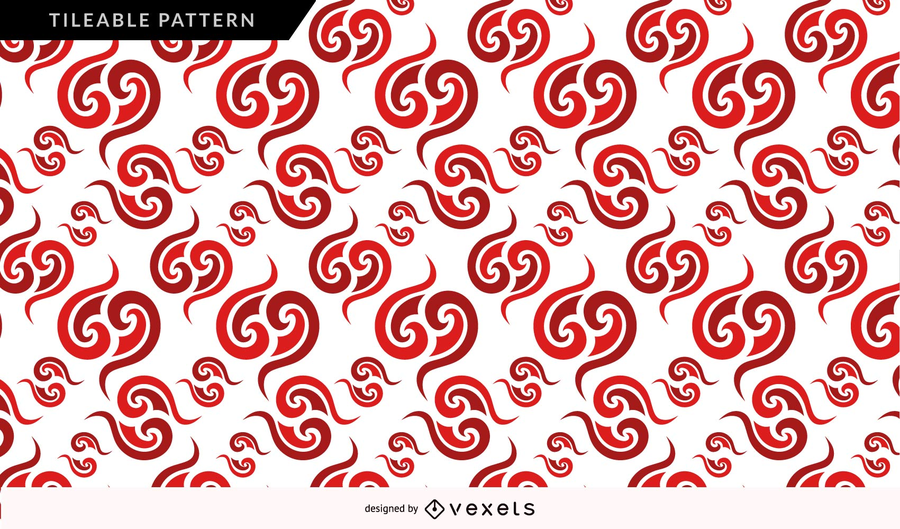 900x529 Red Wind Swirl Pattern