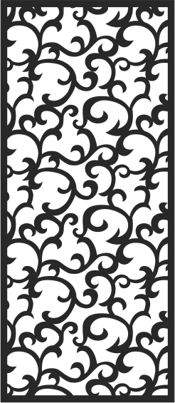 246x565 Seamless Swirl Floral Pattern Free Vector Cdr Free Download