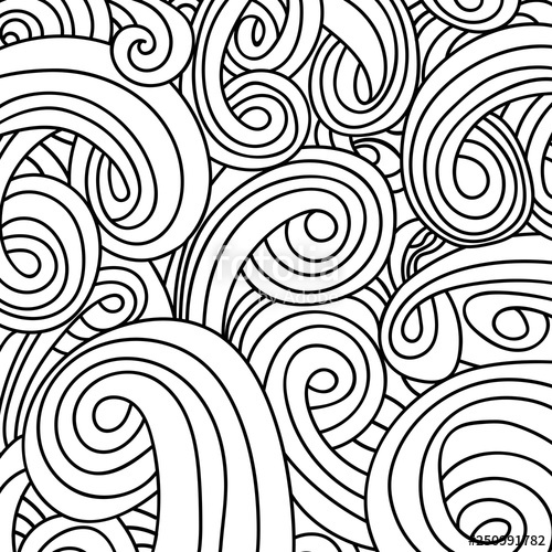 500x500 Zentangle Sand Swirl Pattern Background And Coloring Book