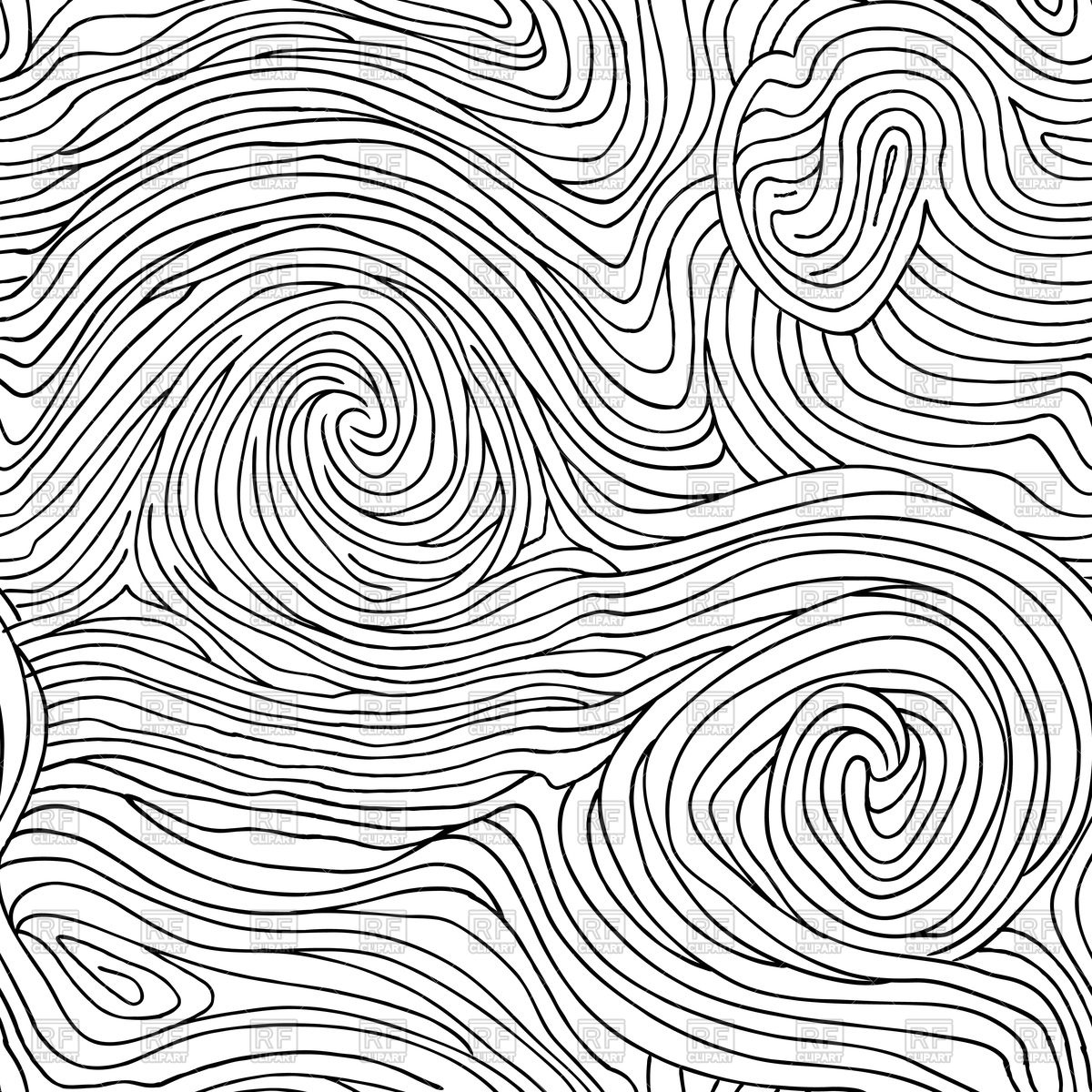 1200x1200 Abstract Swirl Doodle Seamless Pattern Vector Image Of Backgrounds