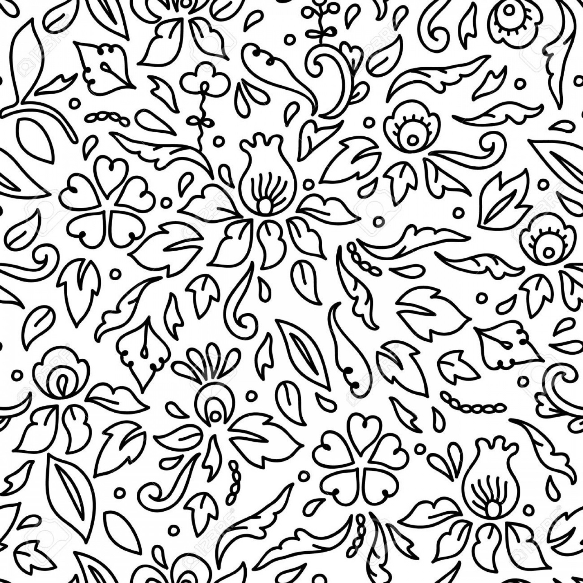1872x1872 Floral Vector Swirl Line Background Png E Catchsplace