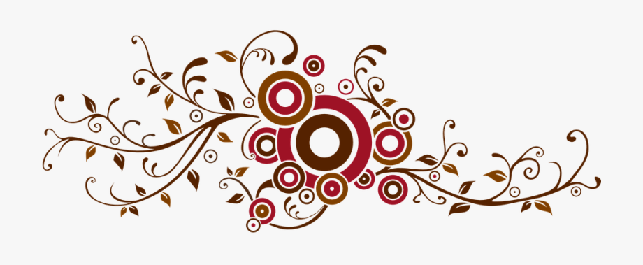 920x379 Ivy Swirl Fall Design Circle Vine Leaves Autumn