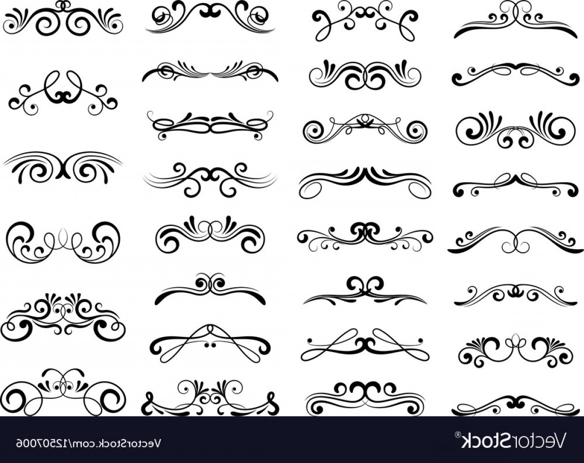 1200x951 Filigree Swirly Ornaments Victorian Ornamental Vector Cultracing