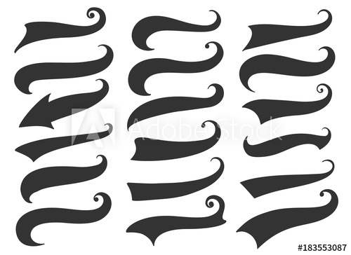 500x364 Swash And Swoosh Curly Swish Tails And Sporty Plume Swirl Logo