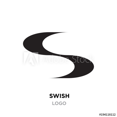 500x500 Swish Logo For Company, Vector Swooshes, Whooshes, And Swashes