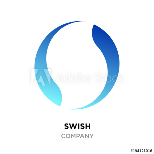 Blue Swish Logo For Company, Vector Swooshes, Whooshes 500x500 Blue Swish Logo For Company, Vector Swooshes, Whooshes