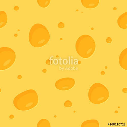 500x500 Emmental Swiss Cheese Repeating Seamless Pattern Vector