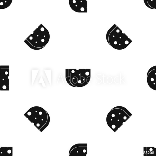 500x500 Piece Of Swiss Cheese Pattern Repeat Seamless In Black Color