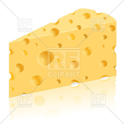 400x400 Bright Isolated Piece Of Cheese Vector Image Of Food And Beverages