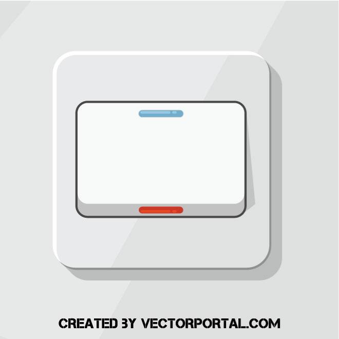 Light Switch Vector Image 660x660 Light Switch Vector Image
