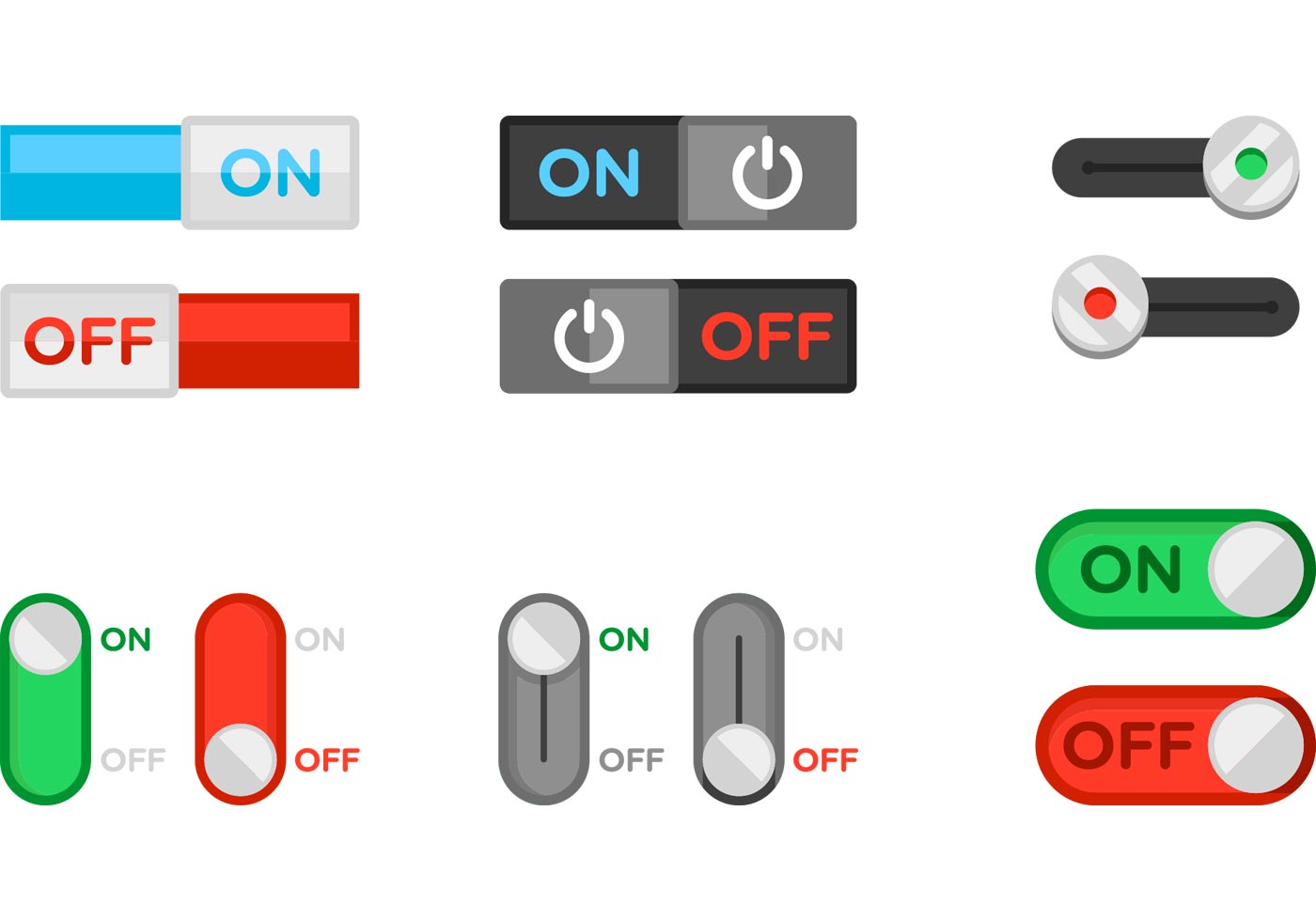 On Off Switch Free Vector Art 1400x980 On Off Switch Free Vector Art