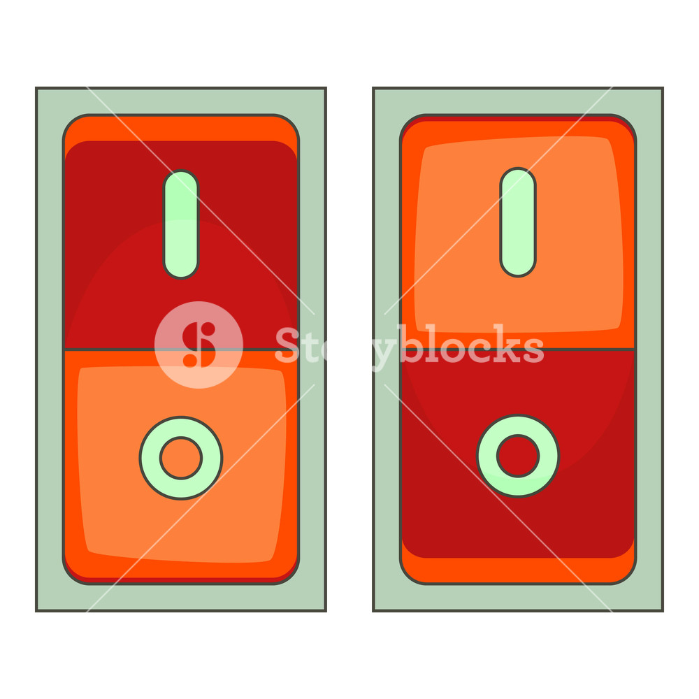 Electric Switch Icon Cartoon Illustration Of Electric Switch 1000x1000 Electric Switch Icon Cartoon Illustration Of Electric Switch