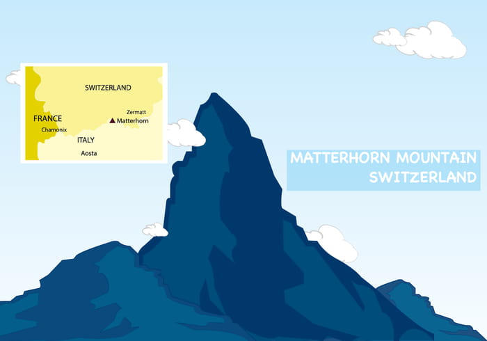 700x490 Mountain Matterhorn Symbol Of Switzerland Vector