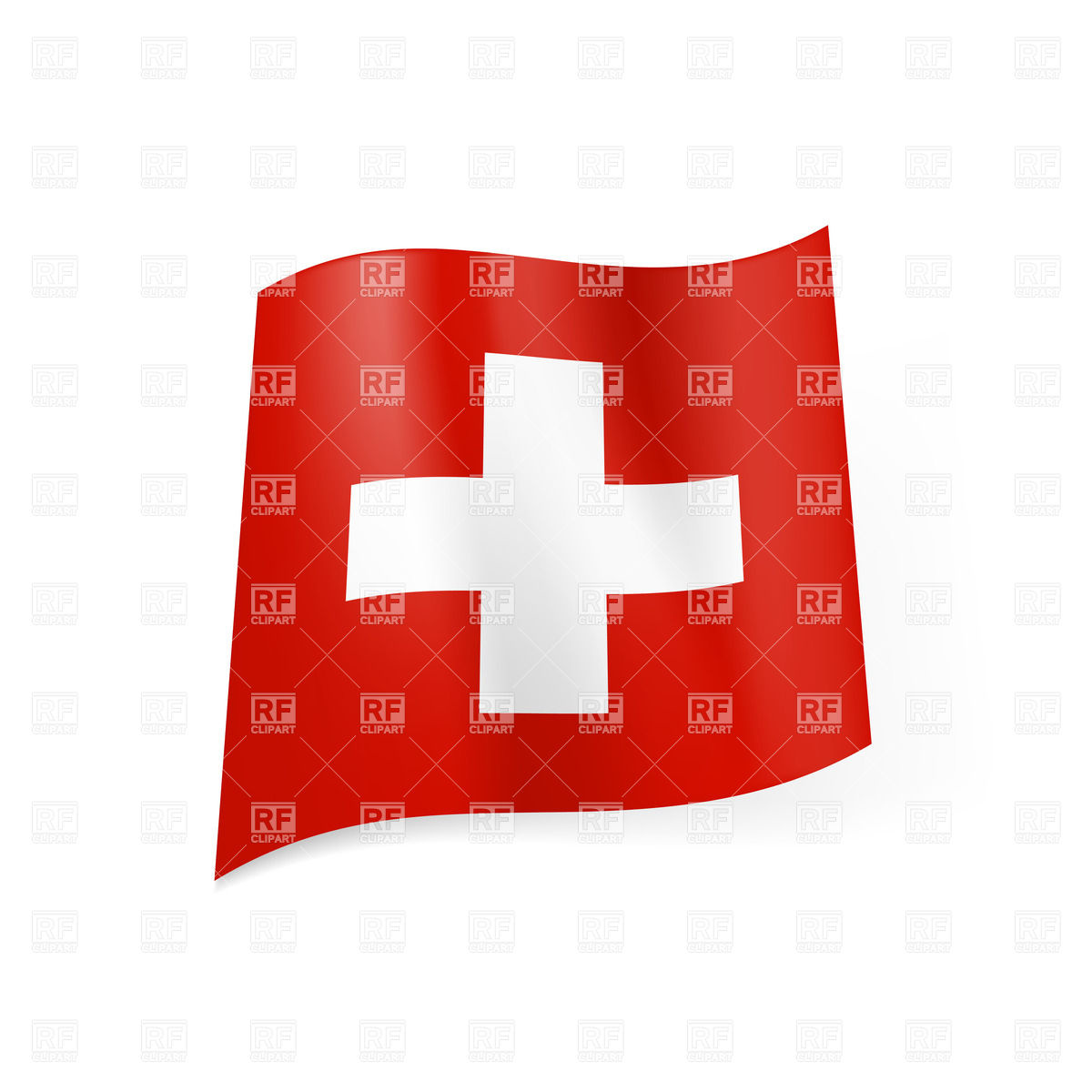 1200x1200 National Flag Of Switzerland Vector Image Of Signs, Symbols, Maps