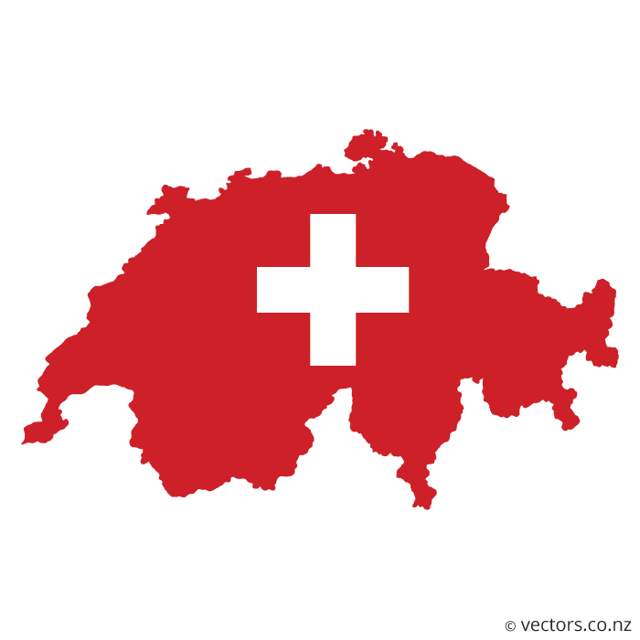 700x700 In Love With Switzerland In Map