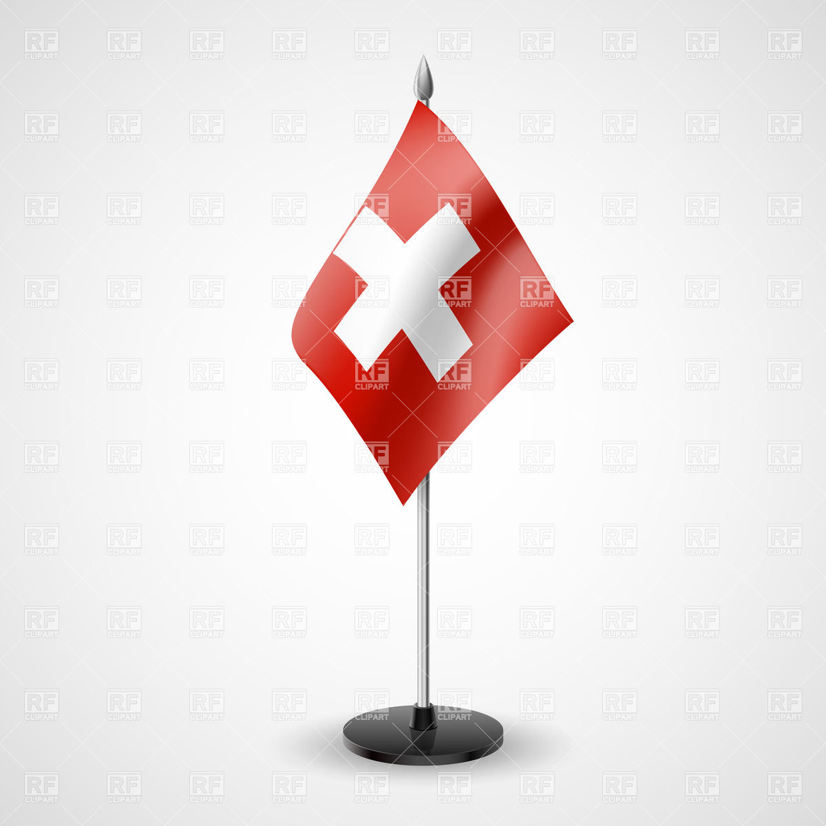 1200x1200 State Table Flag Of Switzerland Vector Image Of Objects Dvarg